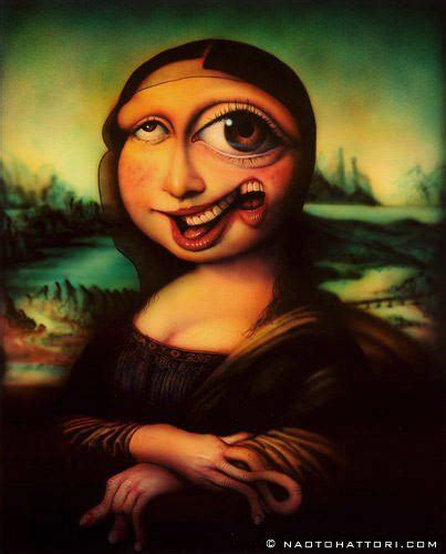 Mona Lisa Gets Morphed In This Funny Surrealism Painting By Naoto