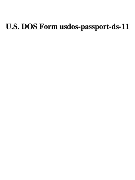 Easy Form Filler Passport Complete With Ease Airslate Signnow
