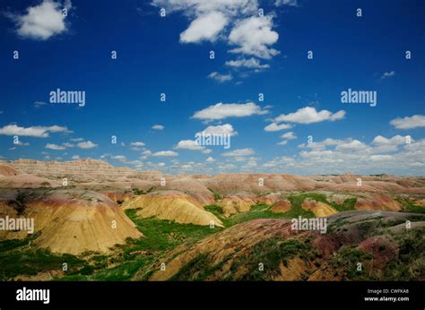 Paleosol Mounds In Conata Basin Badlands National Park South Dakota