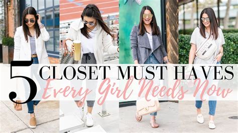 5 closet must haves every girl needs now closet essentials luxmommy youtube