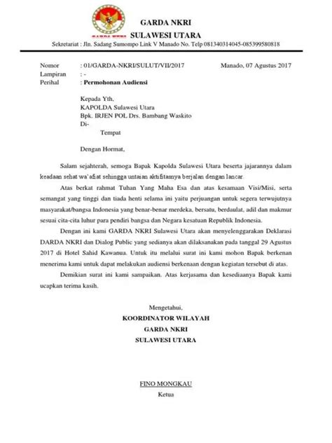 10 Contoh Surat Permohonan Audiensi Rektor Polres Kapolda