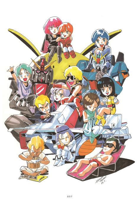 Kitazume Hiroyuki Gundam Zeta Gundam Bright Noa Char Aznable Emma Sheen Fa Yuiry Four Murasame