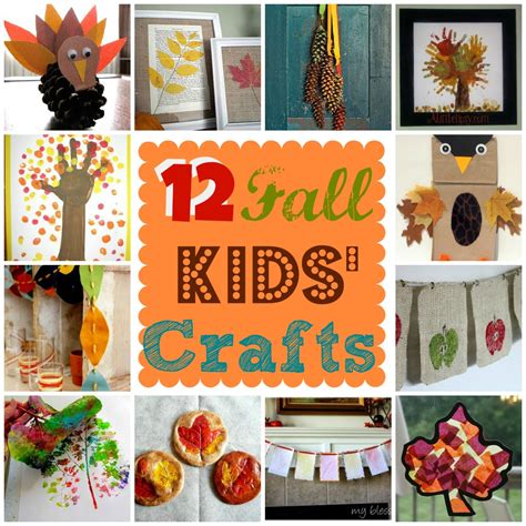 12 Fun Fall Kids Crafts Kidsncoupons
