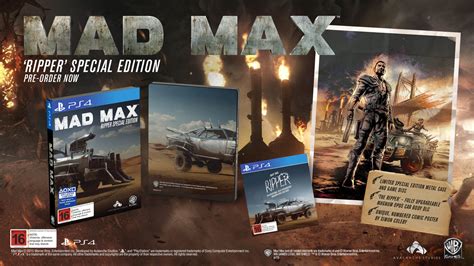 Mad Max Ripper Special Edition Ps4 Europe