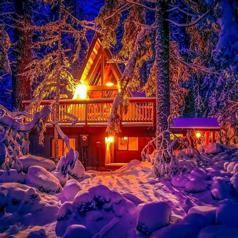 Pin By Yolanda Akayoyo Morris On Future Home Winter Cabin Cabins