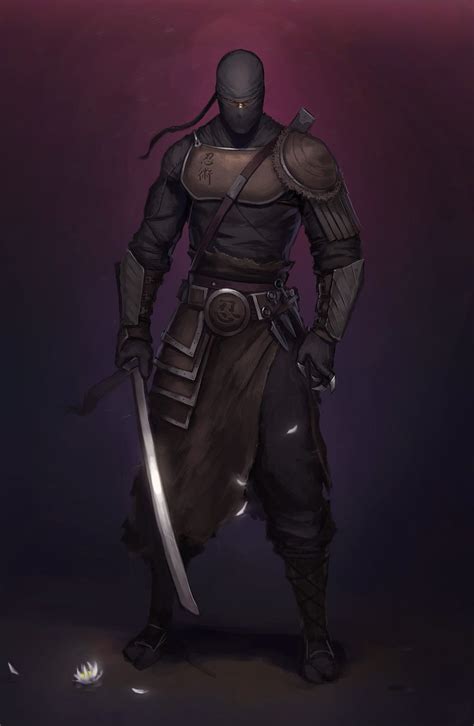 Artstation Ninja Aleksey Bayura Ninja Art Warrior Character