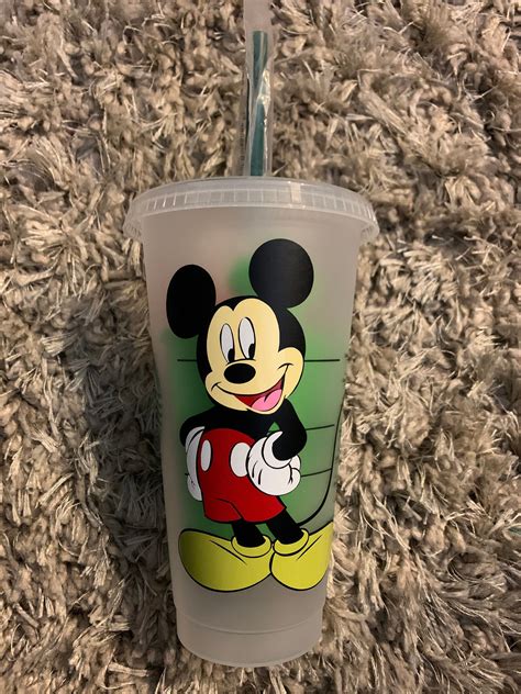 Mickey Mouse Inspired Starbucks Cup Disney Starbucks Cup Personalized