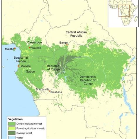 Map Of The Congo Basin Forest Source Wri Download Scientific Diagram