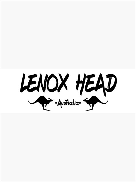 Lennox Head Australia Tag Sticker For Sale By Waterclimber Redbubble