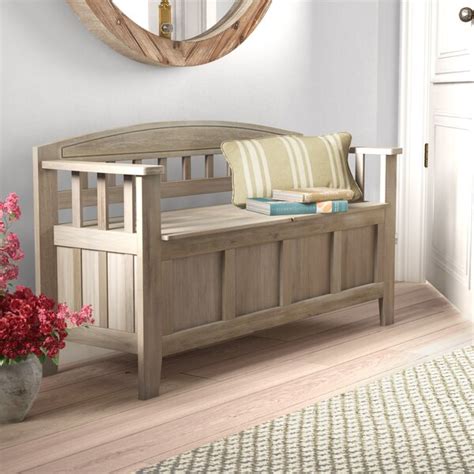 These furniture items can be set in unused space from the house, from the couch to the bathroom. Gracie Oaks Apruva Storage Bench & Reviews | Wayfair