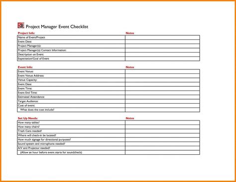 Event Planning Spreadsheet Excel Free — Db