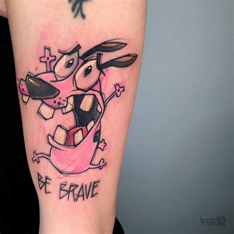 Discover More Than 67 Courage The Cowardly Dog Tattoo Latest Thtantai2