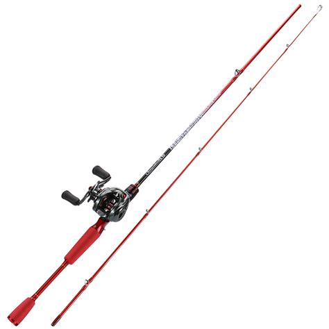 Sougayilang Baitcasting Rod And Reel Combos 2 Pieces Casting Rod With