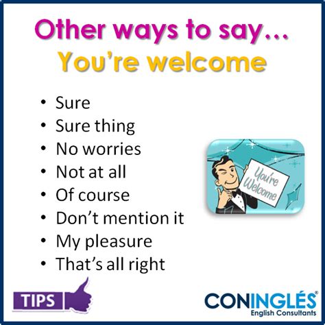 Other Ways To Say Youre Welcome Interesting English Words English