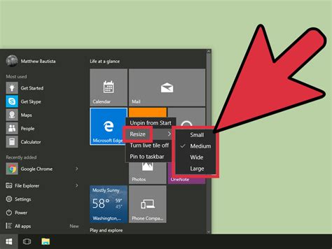 Start Menu Windows 10 How To Resize Your Start Menu In Windows 10