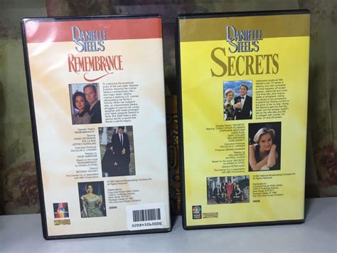 Danielle Steel S The Movie Collection Vhs Tapes Hobbies Toys Music