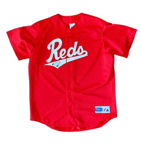 Vintage Cincinnati Reds MLB Baseball Jersey By Majestic Rare Etsy