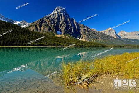 Mt Chephren Reflections In Waterfowl Lake Banff National Park