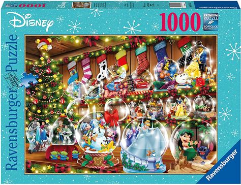 Ravensburger Disney Christmas Snowglobe Paradise 1000 Piece Puzzle