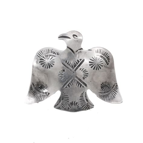Sterling Silver Native American Thunderbird Pin | Native american thunderbird, Native american ...