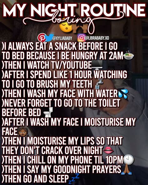 My Night Routine😴 Baddie Tips Beauty Routine Tips Morning Routine