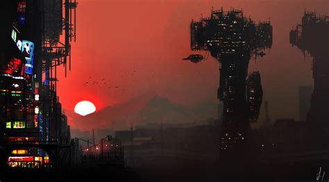 Cyberpunk Futuristic Science Fiction Wallpapers Hd Cyberpunk City