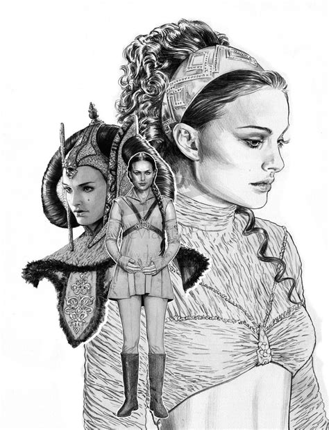 How To Draw Padme Amidala Step By Step Nordhoffandvannuys