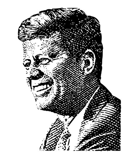 Clipart President J F Kennedy