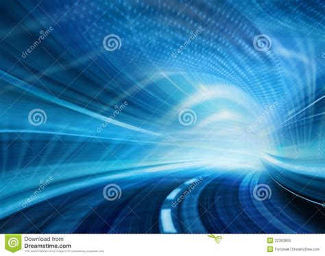 Abstract Speed Motion on a Highway Road Stock Illustration ...
