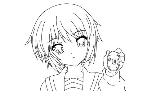 Coloring Pages For Anime Coloring Home