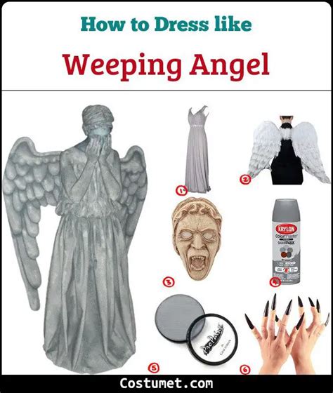 A Weeping Angel Doctor Who Costume For Cosplay And Halloween 2023