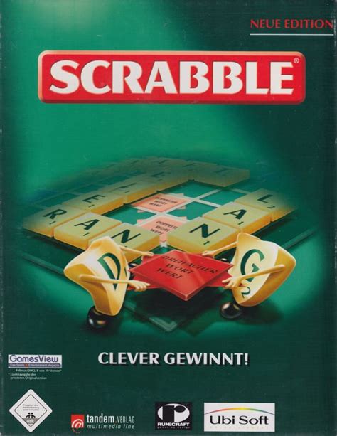 Scrabble 2001 Box Cover Art Mobygames