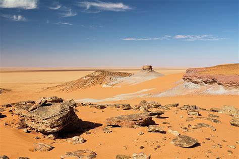 Libyan Desert Stony Desert Akakus Mountains Libya Sahara North