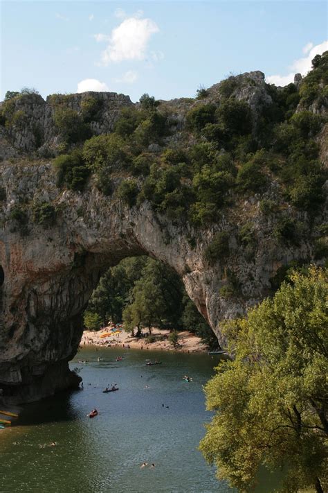 Pont Darcstone Bridgeardèchefranceriver Free Image From