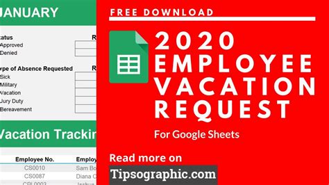 2021 Employee Vacation Tracker Template Example Calendar Printable