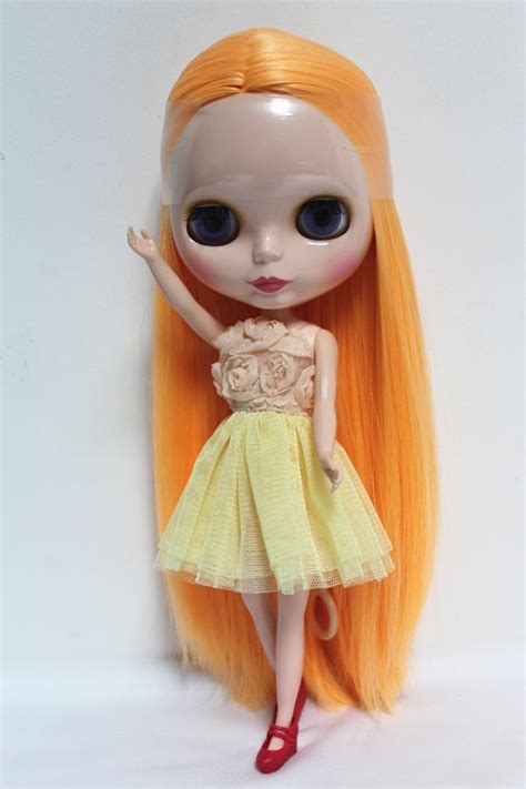 Free Shipping Top Discount 4 Colors Big Eyes Diy Nude Blyth Doll Item