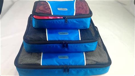 3pcs Set Customized Waterproof Personalized Packing Cubes Luggage