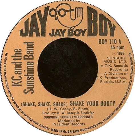 Shake Shake Shake Shake Your Booty By Kc And The Sunshine Band Sp