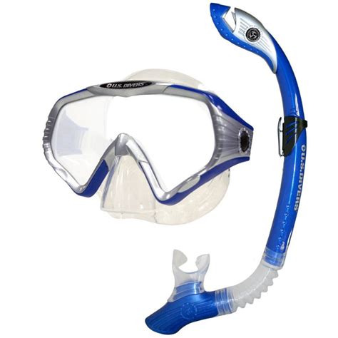 Us Divers Starbuck Lx Purge Mask And Paradise Dry Lx Snorkel