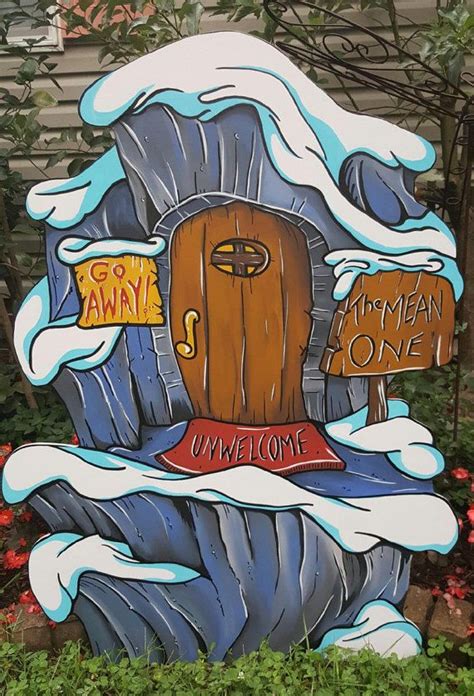 Grinch Yard Art Mount Crumpit Whoville Christmas By Hashtagartz