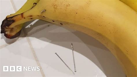 No Further Police Action After Pins Found In Banana Bbc News