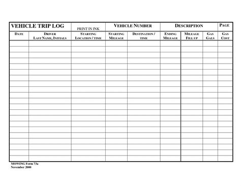 Driver Schedule Spreadsheet With 006 Vehicle Maintenance Log Template
