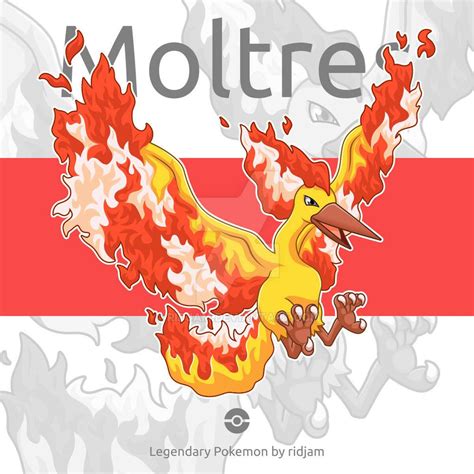 Legendary Pokemon Moltres By Ridjam On Deviantart