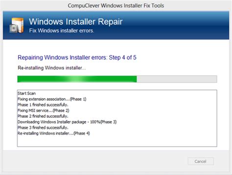 Fix Windows Installer Errors