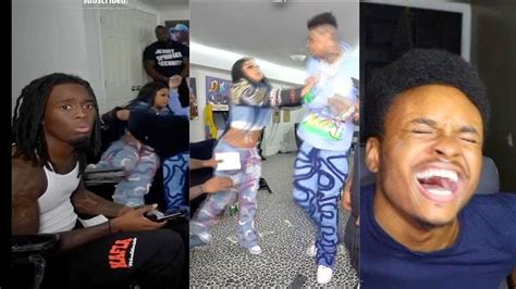 Blueface And Chrisean Rock Get Into Fight On Stream Reaction Youtube