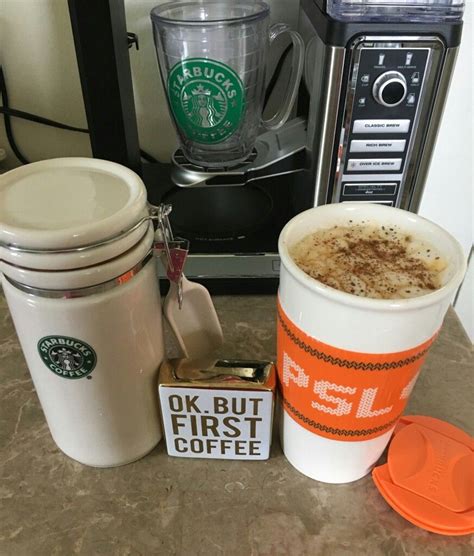 Our signature espresso and steamed milk with the celebrated flavor combination of pumpkin, cinnamon, nutmeg and clove. Pumpkin Spice Latte 4 scoops Starbucks Decaf Espresso Brew ...