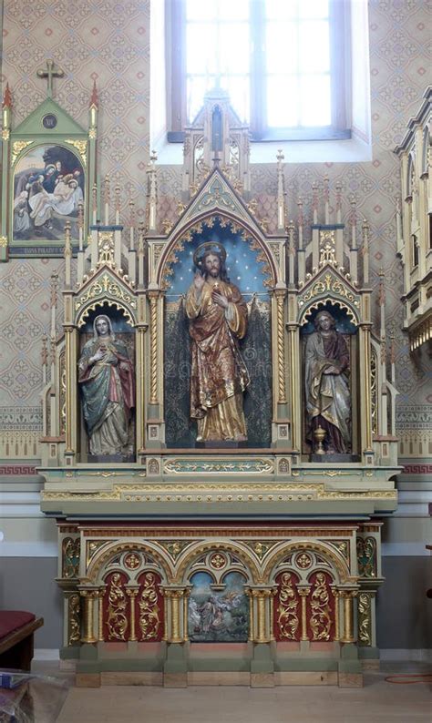 Altar Of The Sacred Heart Of Jesus At The Church Of The Nativity Of The