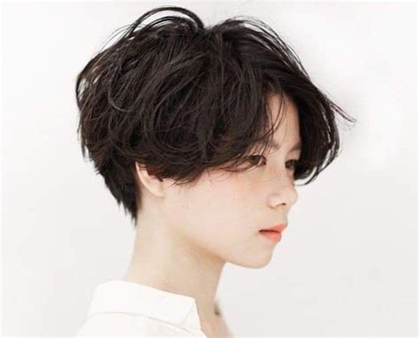 Pin By On Style Wig Tomboy Hairstyles Asian Short Hair Shot Hair