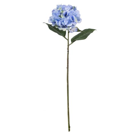 26 artificial silk blue hydrangea long stem by mainstays