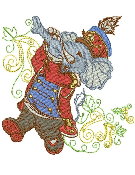 Animal Marching Band Machine Embroidery Designs By Sew Swell